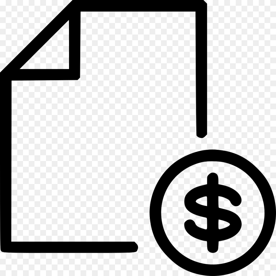 Payment Document Icon, Symbol, Number, Text, Sign Free Png Download
