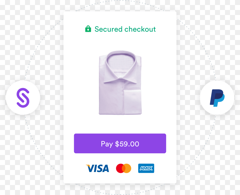 Payment Gateways And Checkout With Selz Selz Circle, Clothing, Shirt, Accessories, Formal Wear Png