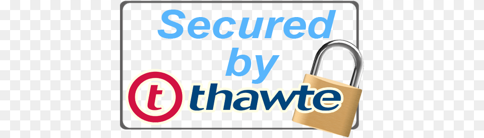 Payment Methods Secured By Thawte Logo Free Png