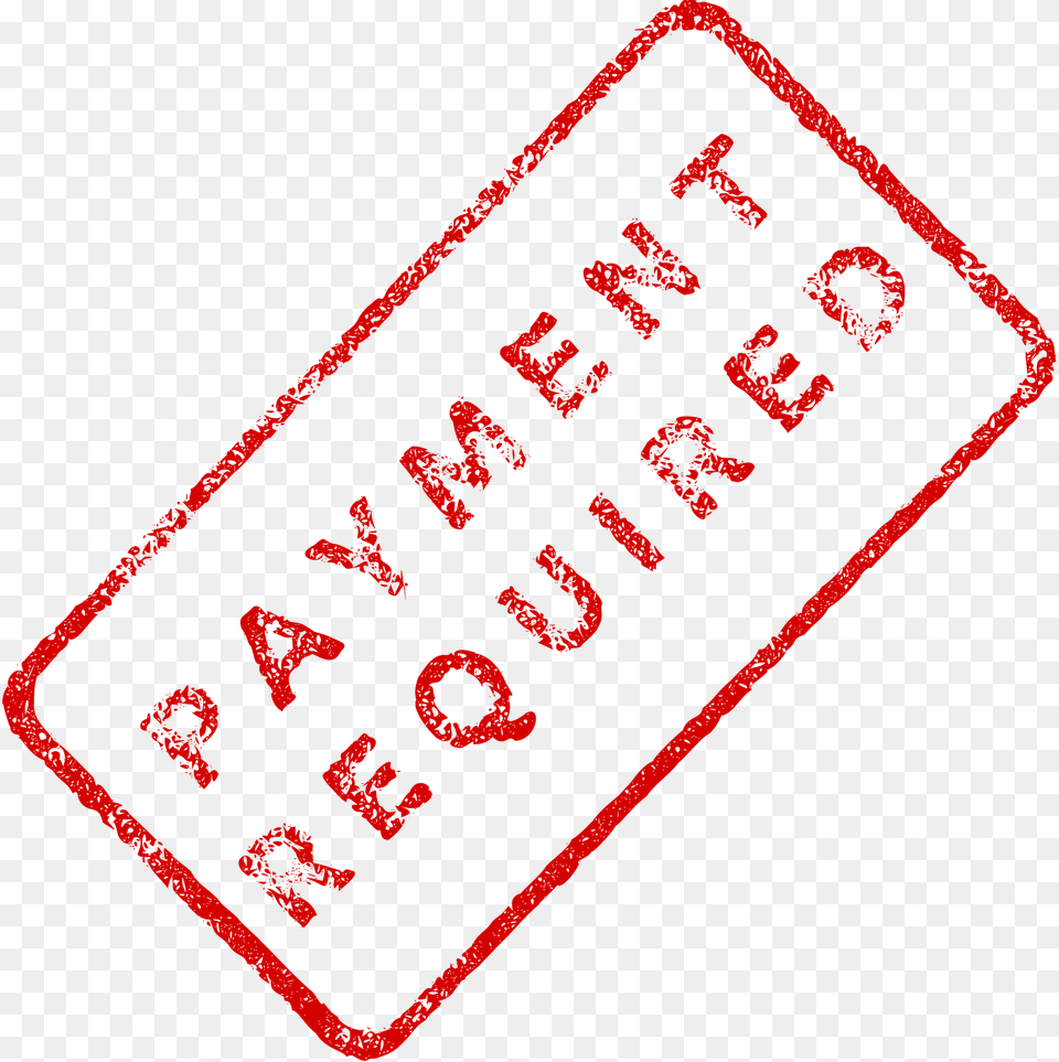 Payment Required Business Stamp Clipart, Text, Sign, Symbol Free Png