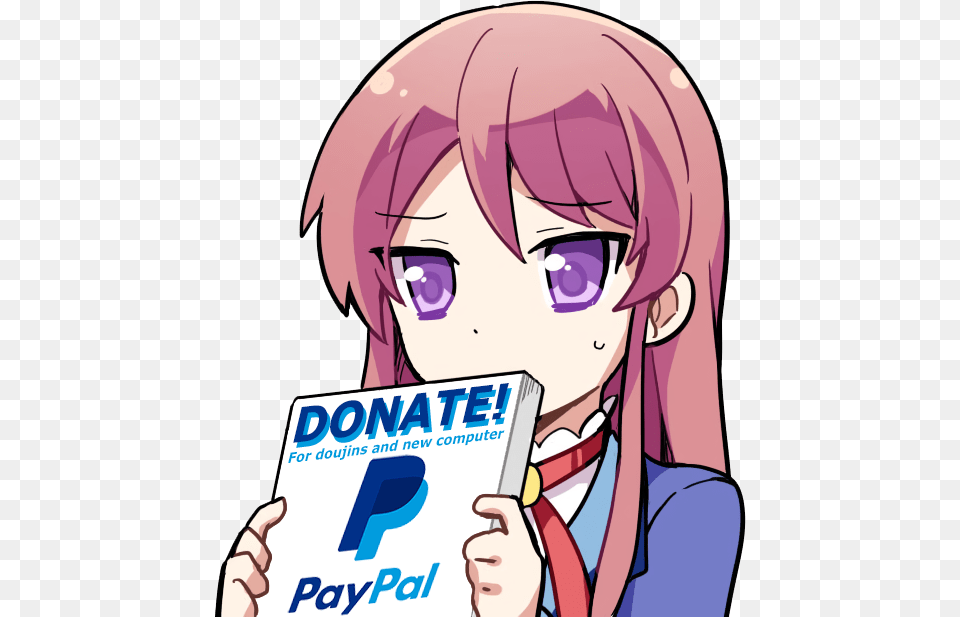 Paypal Anime Donate, Book, Comics, Publication, Baby Png Image