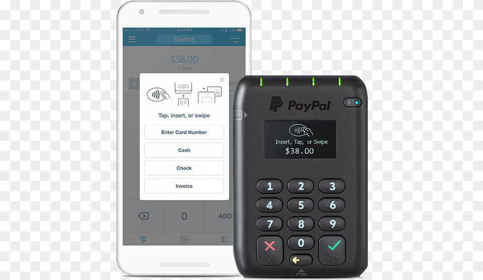 Paypal Chip Card Reader Guide Paypal M010usdcrt Chip Card Reader, Electronics, Mobile Phone, Phone, Texting Png