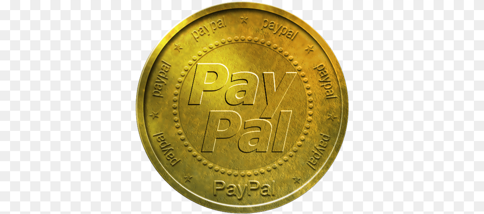 Paypal Gold Coin Icon Coin, Money, Disk Free Transparent Png