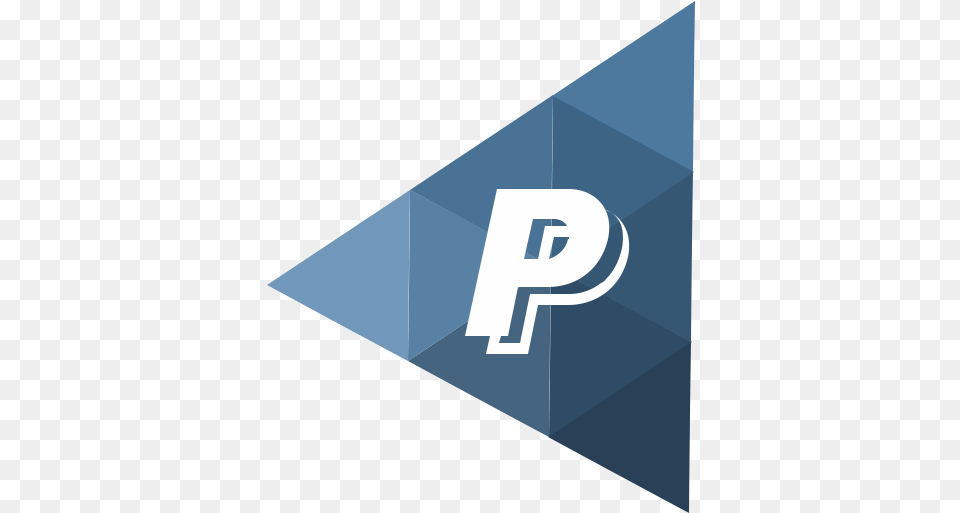 Paypal Icon Social Media, Triangle, Text Png Image