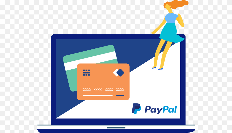 Paypal Shopping Cart Paypal, Person, Business Card, Paper, Text Png