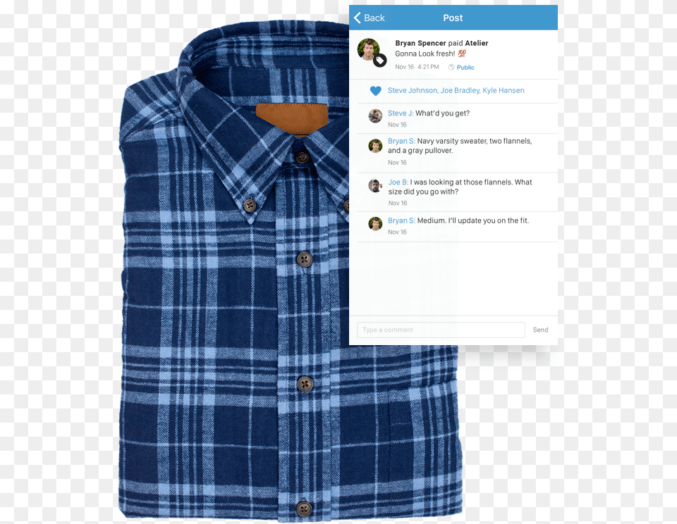 Paypal Venmo Plaid, Clothing, Dress Shirt, Shirt, Person Free Png Download