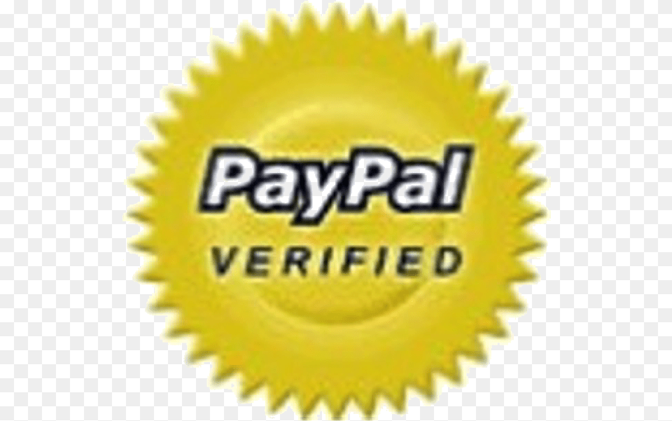 Paypal Verified Transparent U0026 Clipart Download Ywd Label, Badge, Logo, Symbol, Gold Free Png