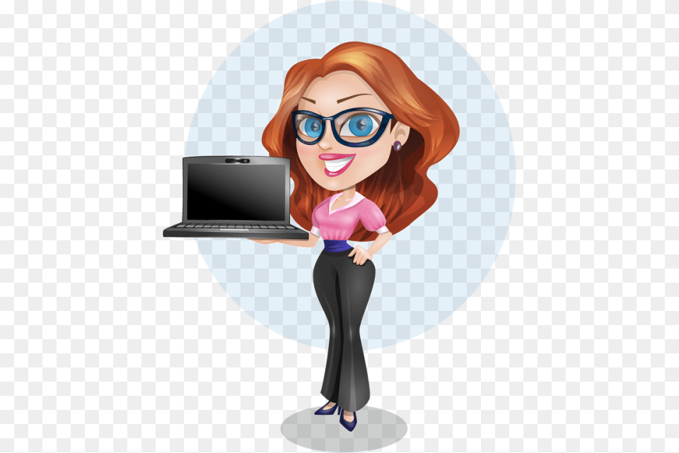 Payroll Amp Work Place Pensions Accountant Character Vector, Pc, Laptop, Computer, Electronics Png