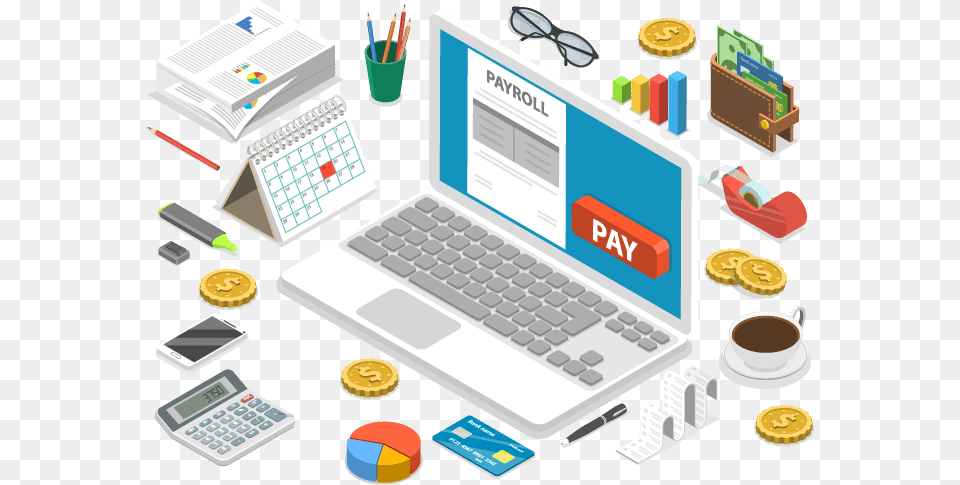 Payroll Technology, Pc, Laptop, Computer, Electronics Free Png Download