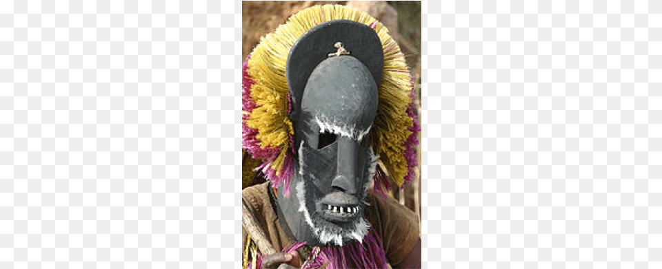 Payton Bisso African Mask On Flowvella African Tribal Masks, Person, Scarecrow, Smoke Pipe Free Png Download