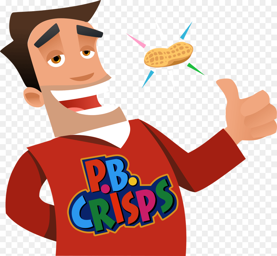 Pb Crisps Fanatic Illustration, Food, Sweets, Person, Baby Png Image