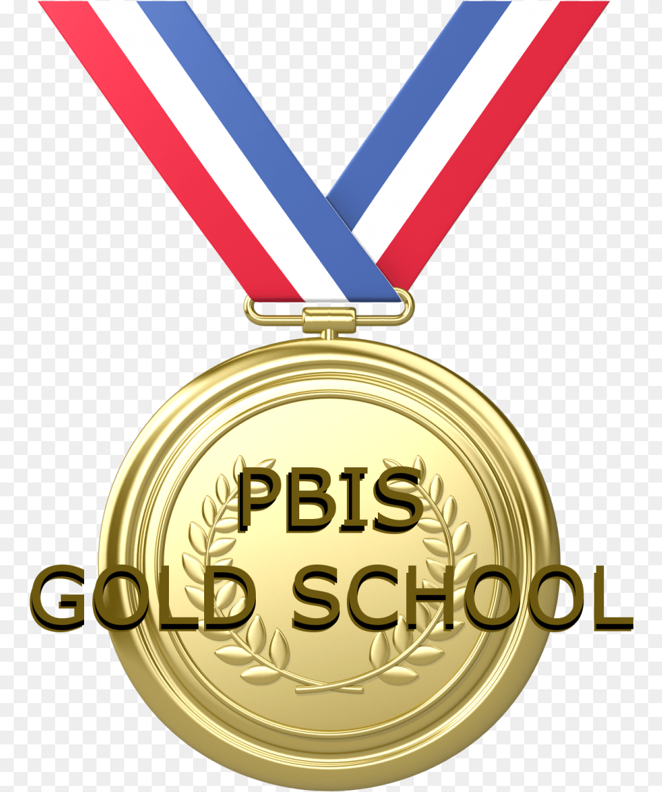 Pbis Gold School Medal Gold Medal Clipart, Gold Medal, Trophy Free Transparent Png