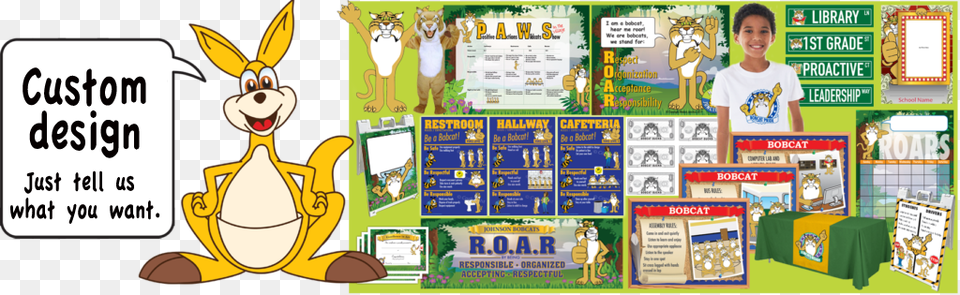 Pbis Posters Kangaroo Mascot Clip Art Clip Art, Book, Comics, Person, Publication Free Transparent Png