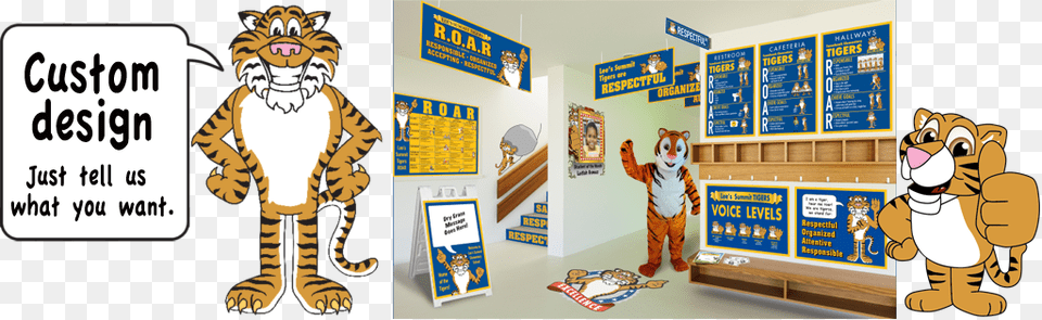 Pbis Posters Tiger Roar Banners Banner, Book, Publication, Advertisement, Poster Free Transparent Png