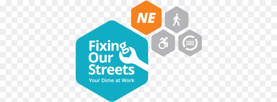 Pbot Fixing Our Streets 2 02 Graphic Design, Sign, Symbol, Advertisement, Poster Free Png Download
