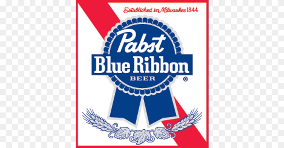 Pbr Pabst Blue Ribbon, Badge, Logo, Symbol, Advertisement Free Transparent Png