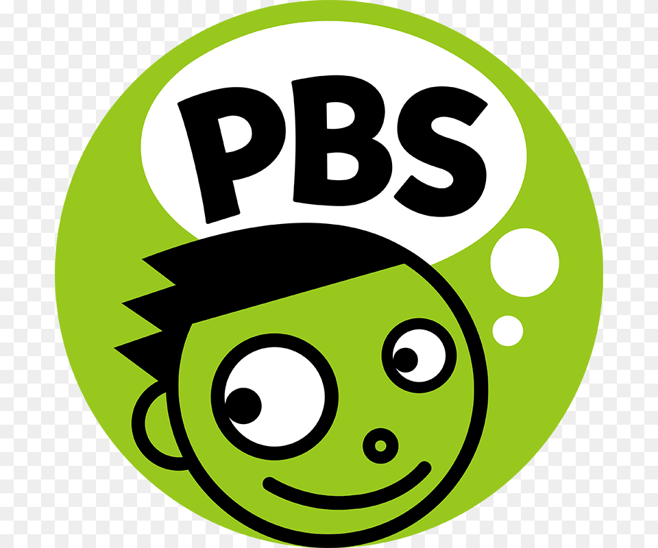 Pbs Kids Icon Pbs Kids Logo, Green, Sticker, Text, Symbol Png