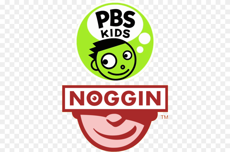 Pbs Kids Noggin Logo Pbs Kids Noggin Logo, Sticker, Advertisement, Disk Free Transparent Png