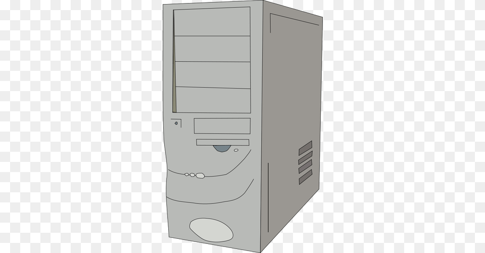 Pc Case Tower Clip Art, Computer, Computer Hardware, Electronics, Hardware Free Png