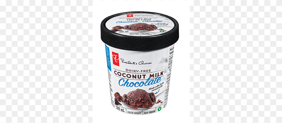 Pc Chocolate Dairy Coconut Milk Frozen Dessert President39s Choice Financial, Cream, Food, Ice Cream, Frozen Yogurt Free Transparent Png