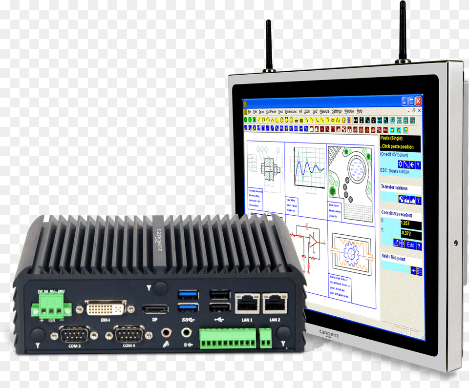 Pc Clipart Small Computer Industrial Computer, Computer Hardware, Electronics, Hardware, Monitor Png Image