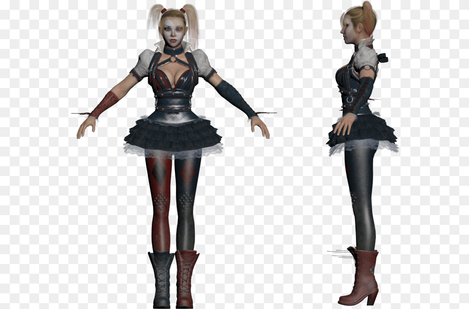 Pc Computer Batman Arkham Knight Harley Quinn The Harley Quinn Video Game Costume, Adult, Person, Woman, Female Free Transparent Png