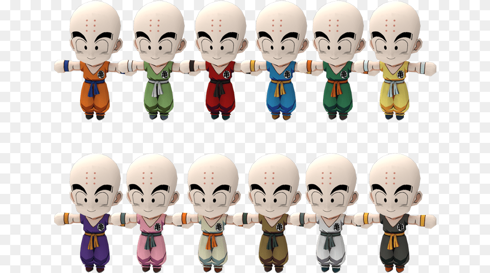 Pc Computer Dragon Ball Fighterz Krillin The Models Dragon Ball Fighterz Lobby, Book, Comics, Publication, Baby Free Png Download