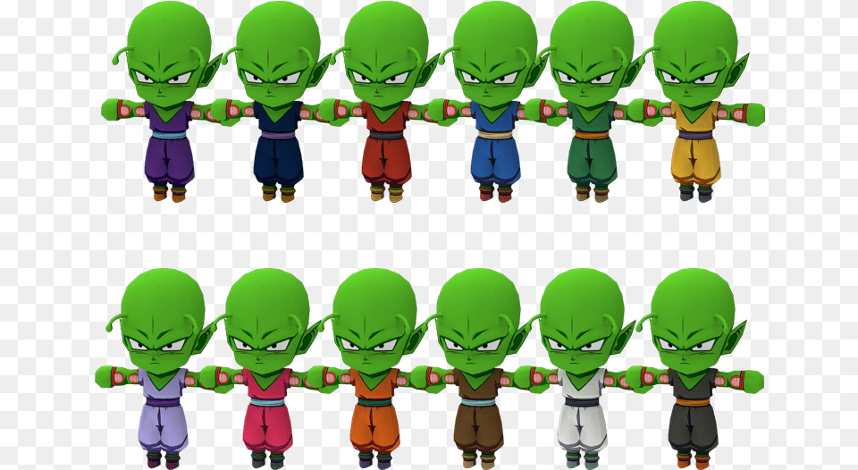 Pc Computer Dragon Ball Fighterz Piccolo The Models Dragon Ball Fighterz Chibi Piccolo, Green, Person, Baby, Comics Png Image