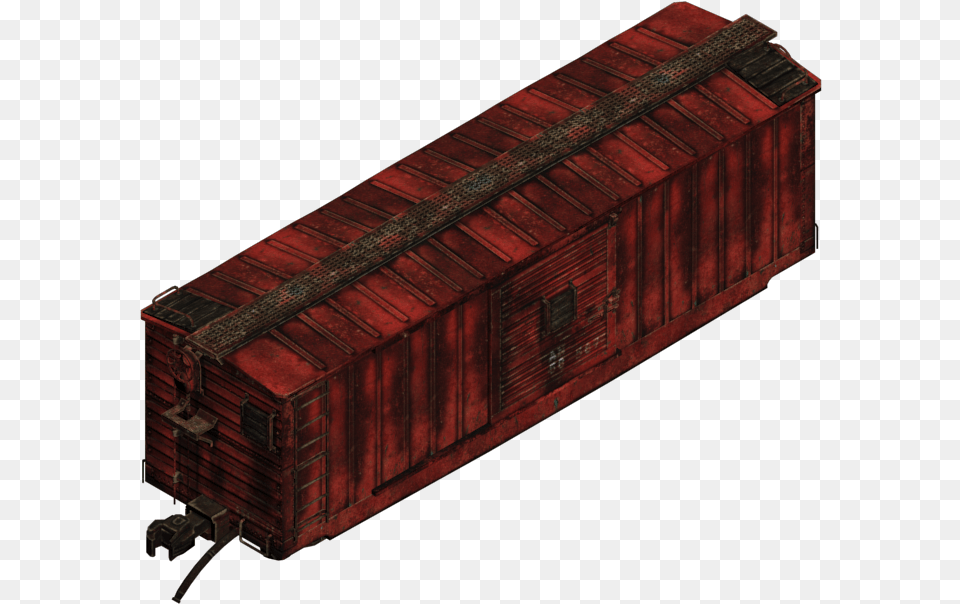 Pc Computer Fallout New Vegas Boxcar The Models Horizontal, Railway, Transportation, Freight Car, Shipping Container Png Image