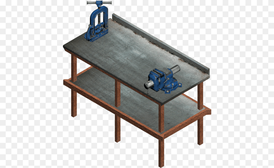 Pc Computer Fallout New Vegas Workbench The Models Solid, Device, Clamp, Tool Free Png Download
