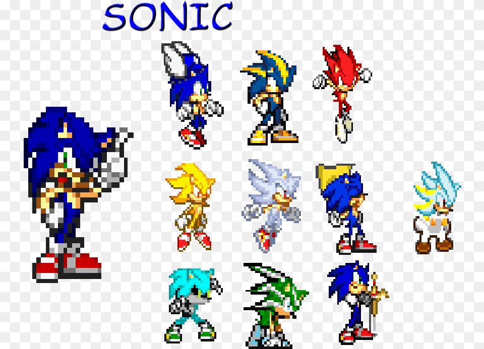 Pc Computer Fire Sonic Vs Hyper Sonic, Person Free Transparent Png