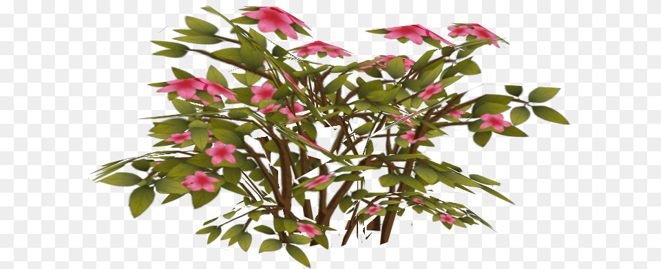 Pc Computer The Sims 4 Pink Azalea Flowers The Sims Plant Hd, Flower, Flower Arrangement, Flower Bouquet, Leaf Png