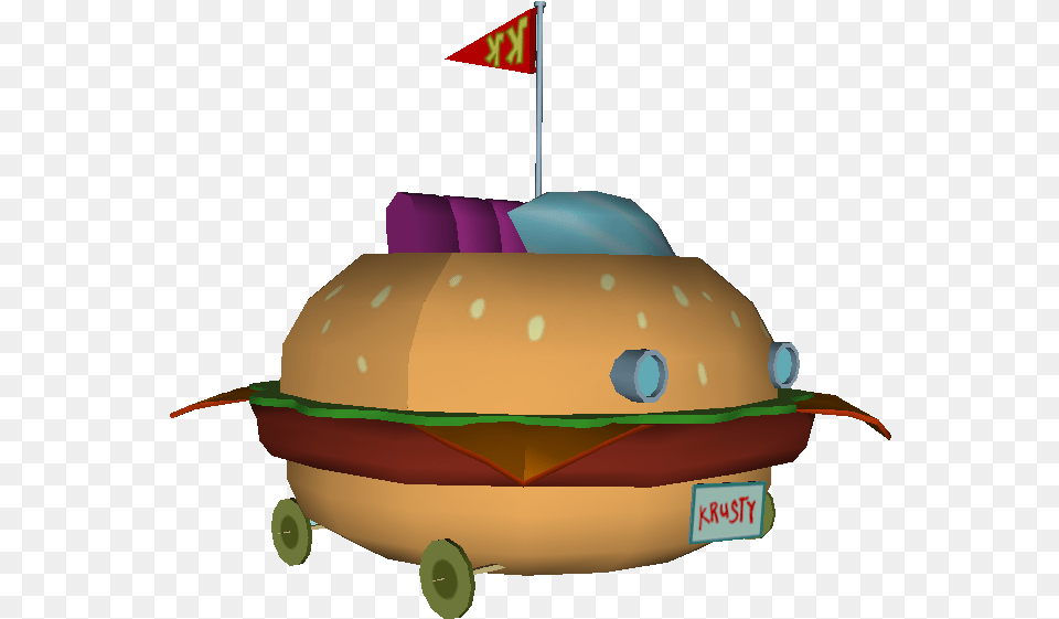 Pc Computer The Spongebob Squarepants Movie Patty Wagon Illustration, Burger, Food, Clothing, Hardhat Free Png