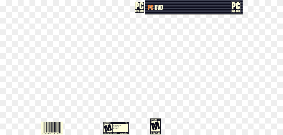 Pc Game Box Art Template, Text Png