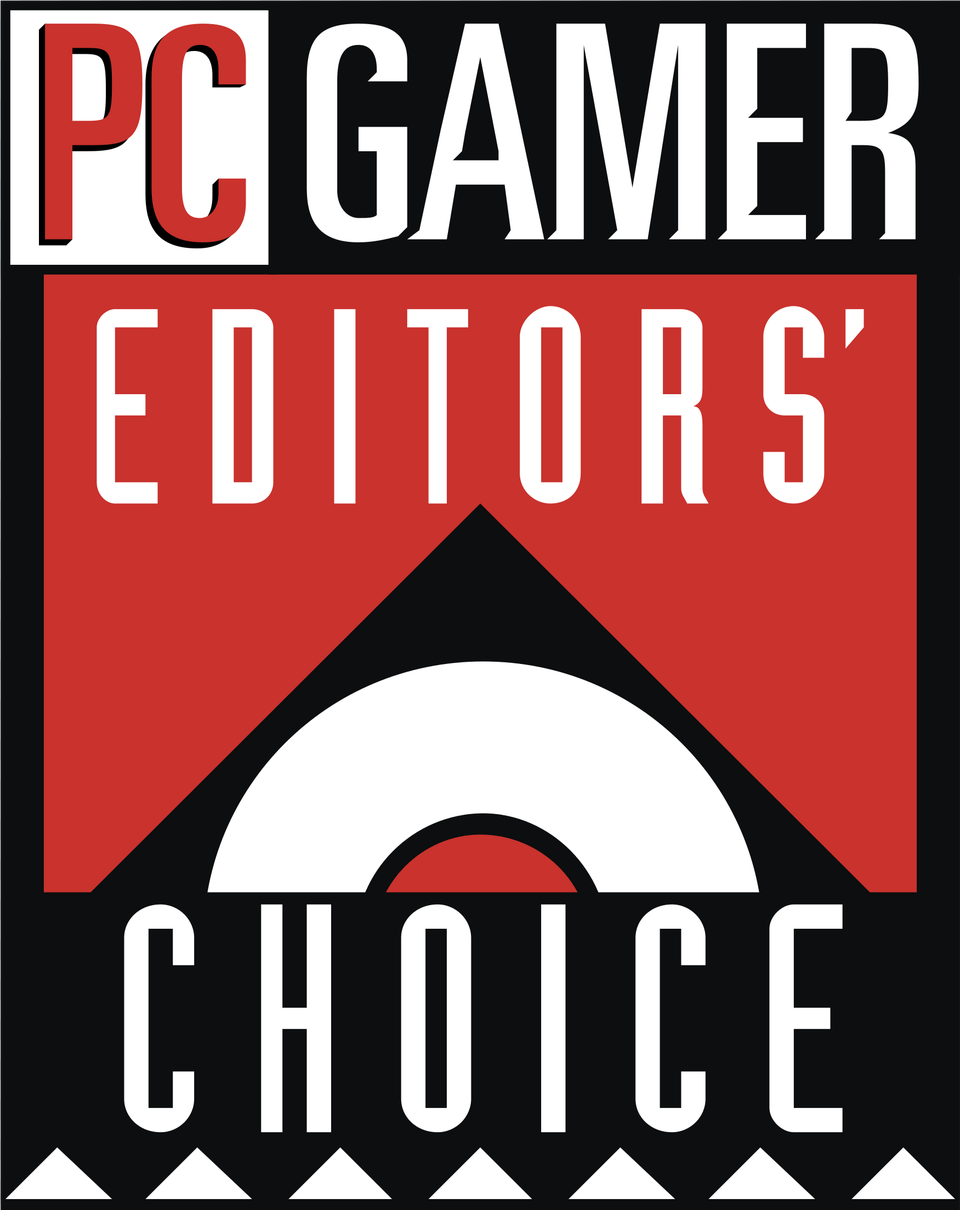 Pc Gamer Logo Pc Gamer Editors Choice, Advertisement, Book, Poster, Publication Free Transparent Png