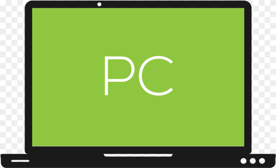 Pc Green, Computer, Electronics, Laptop, Screen Free Transparent Png