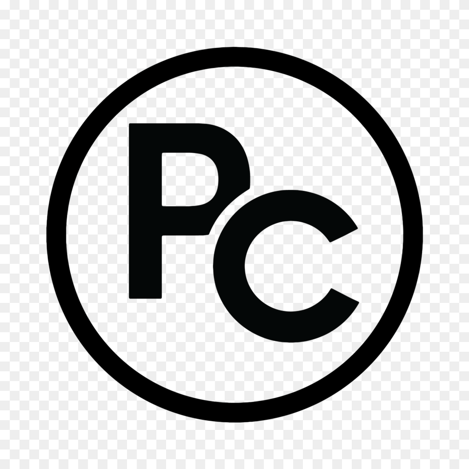 Pc Logo Image, Text, Symbol, Number Png