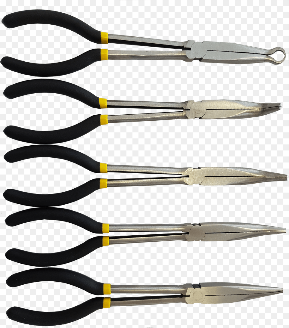 Pc Long Nose Pliers Set Knife, Device, Tool, Blade, Dagger Png Image