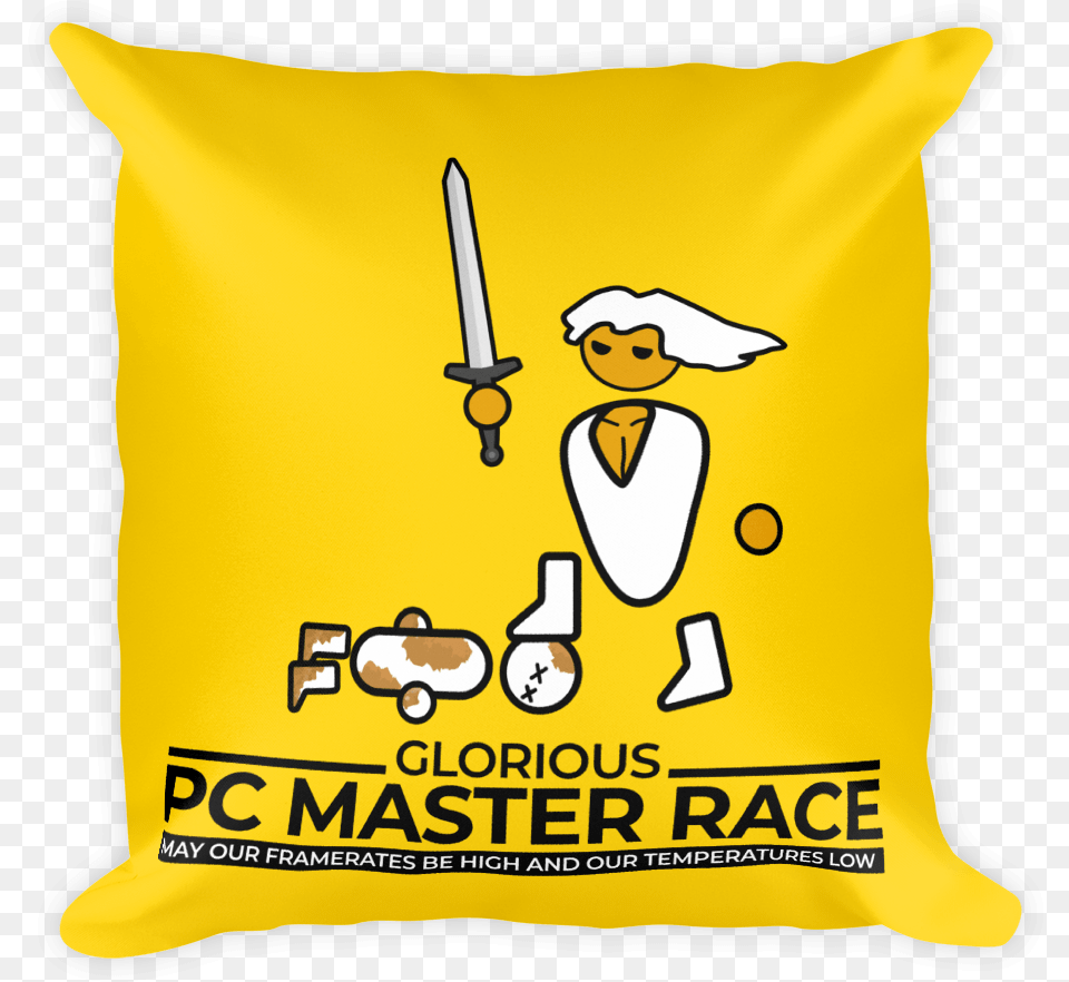 Pc Master Race Pillow Pc Master Race, Cushion, Home Decor, Bag, Blade Png Image