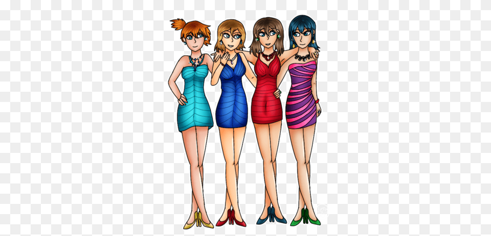 Pc Pokemon Girls Night Out, Book, Publication, Comics, Adult Free Transparent Png