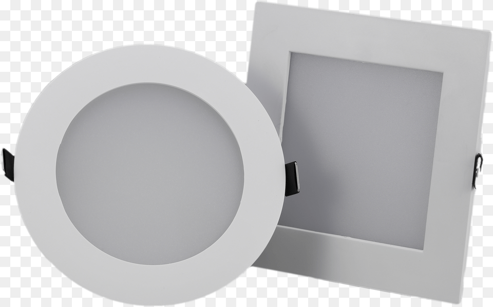 Pc Slim Panel Light Round Square Circle Png Image
