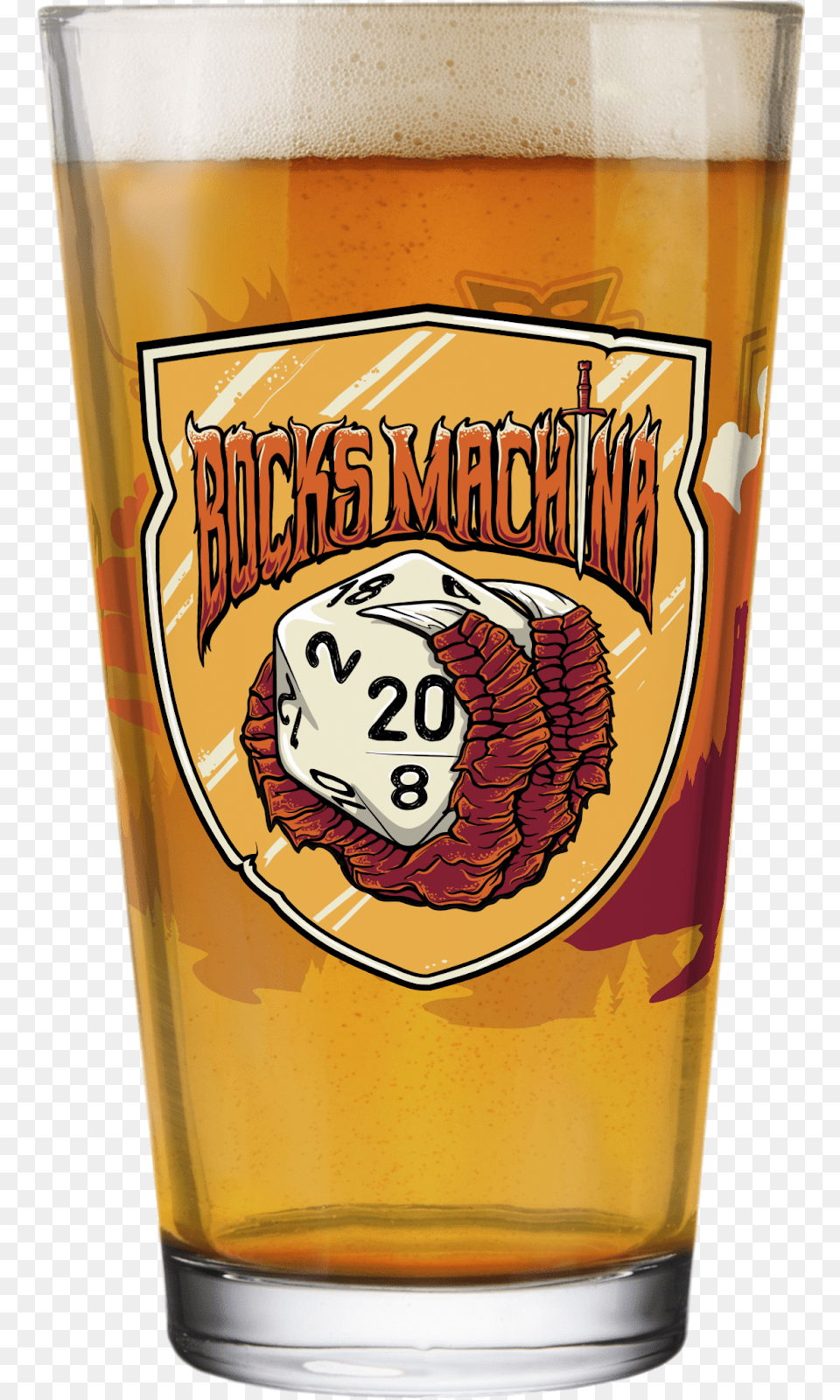 Pcc 2019 Pint Glass Sl Beer Front Breckenridge Comic Con Pint, Alcohol, Beer Glass, Beverage, Lager Free Png Download