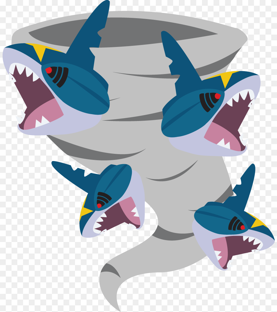 Pcc Team Icons Sharknado, Animal, Fish, Sea Life, Shark Free Png Download