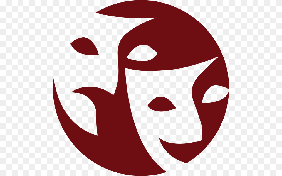 Pcg Theatrical Logo Mark, Maroon Png Image