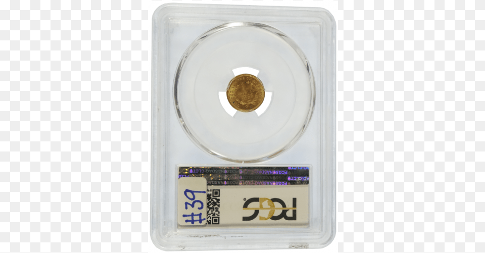 Pcgs Ms66 Gold 1853 1 Liberty Head Pcgs, Qr Code Free Png Download