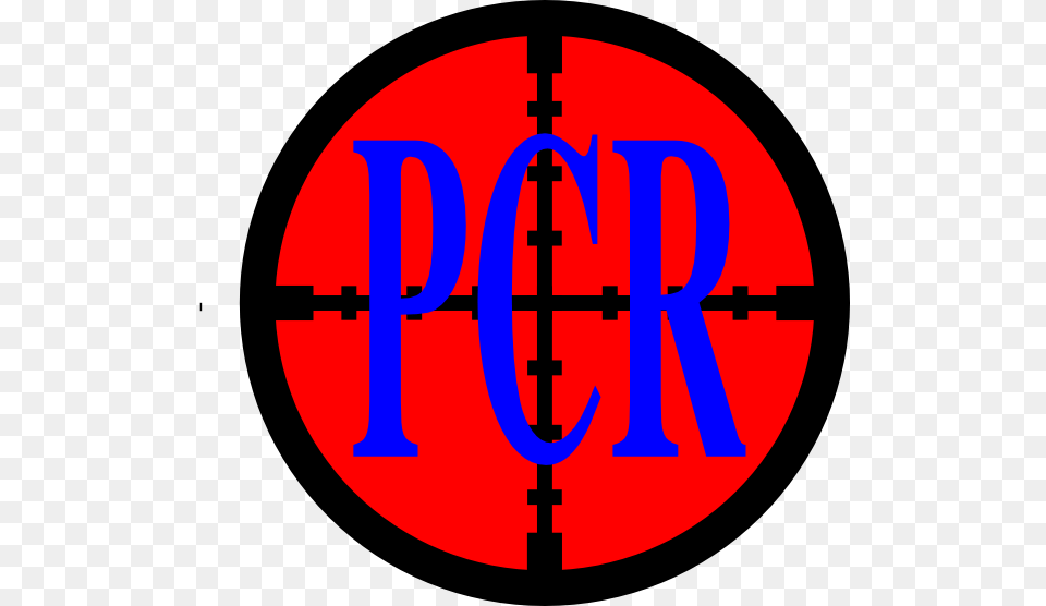 Pcr Blue On Red Clip Art, Logo, Weapon, Trident Free Png Download
