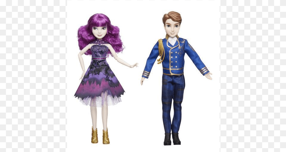 Pcs Disney Descendants E5306as00 Royal Cotillion Mal Descendants Doll, Toy, Female, Child, Person Free Png Download