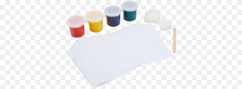 Pcs Washable Finger Paint Set Construction Paper, Cup, Disposable Cup Free Transparent Png