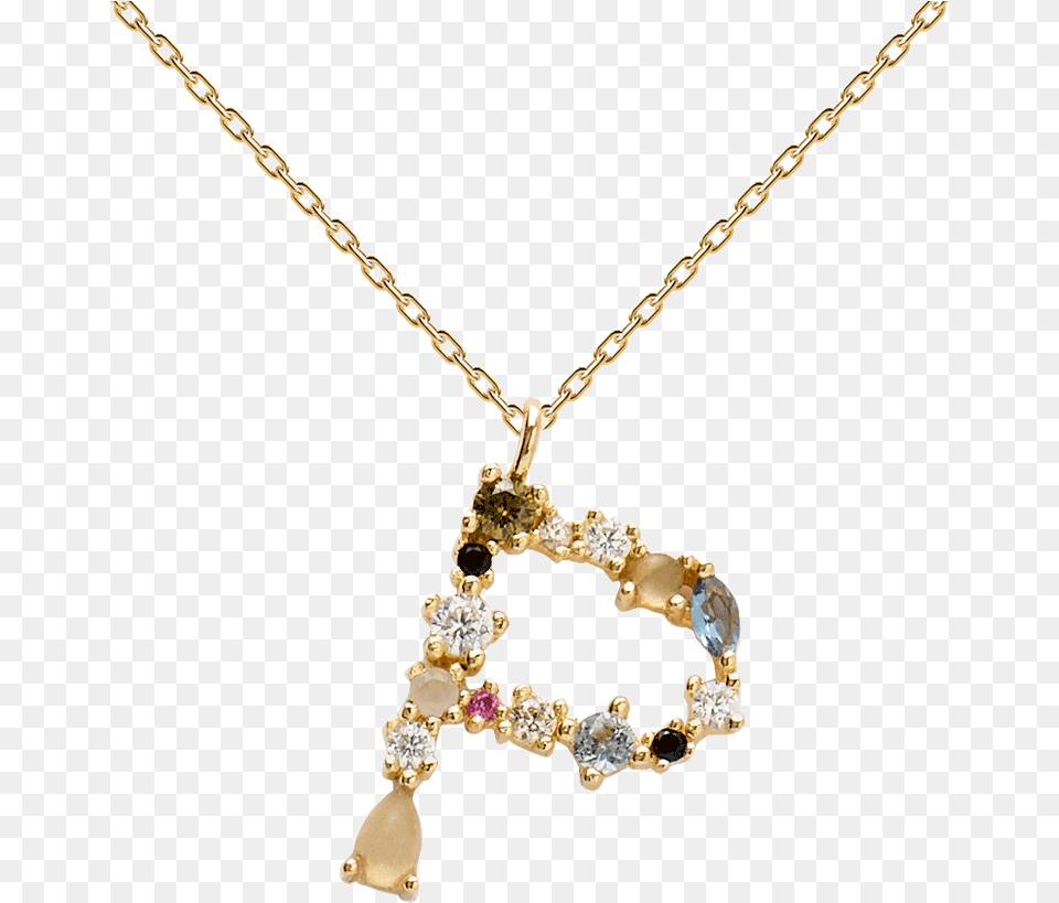 Pd Paola Lettlet Necklace, Accessories, Diamond, Gemstone, Jewelry Free Png Download