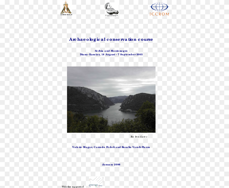 Pdf Archaeological Conservation Course Serbia And National Park Djerdap, Land, Scenery, Nature, Outdoors Free Png